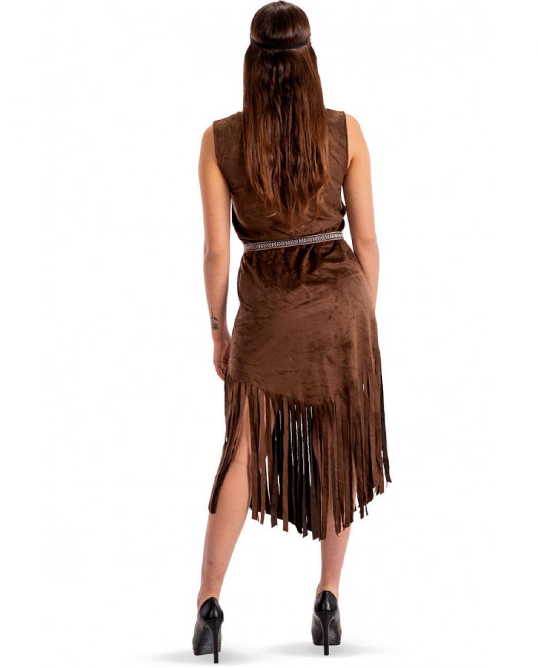 Robe indienne marron taille M/L