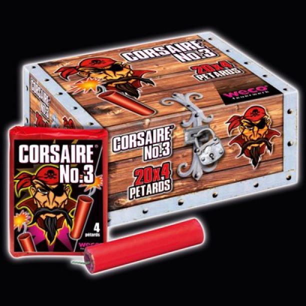 Sachet de 4 pétards Corsaire N°3