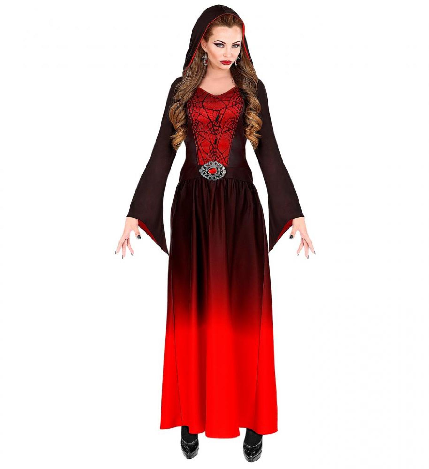 Robe rouge vampiresse gothique taille L