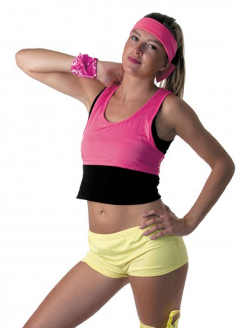 Brassière fluo rose