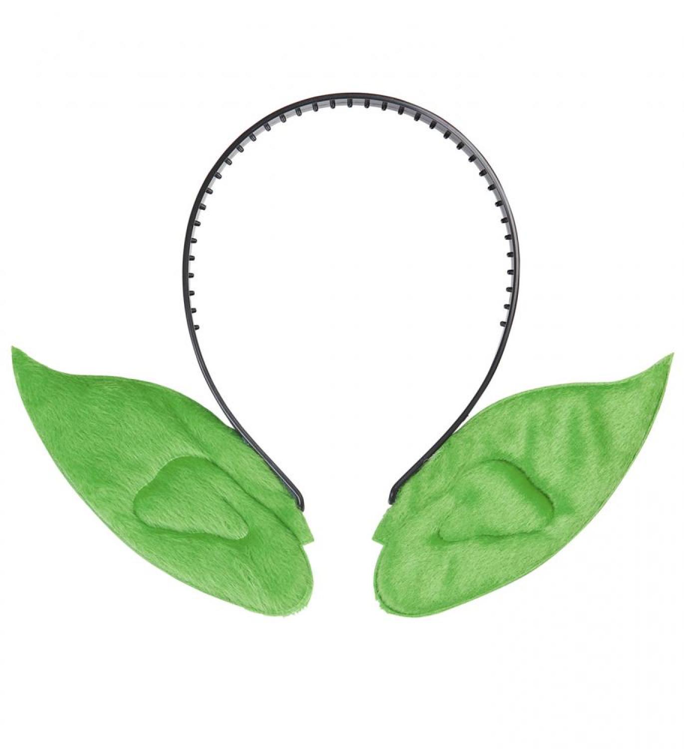 Serre tête oreilles d'ogre vert ou alien