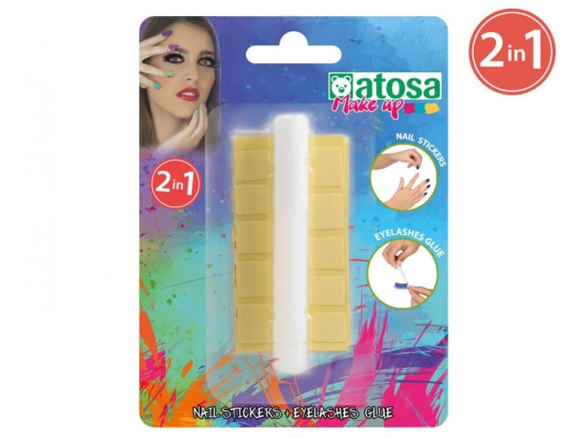 Adhésifs pour faux ongles et colle faux cils