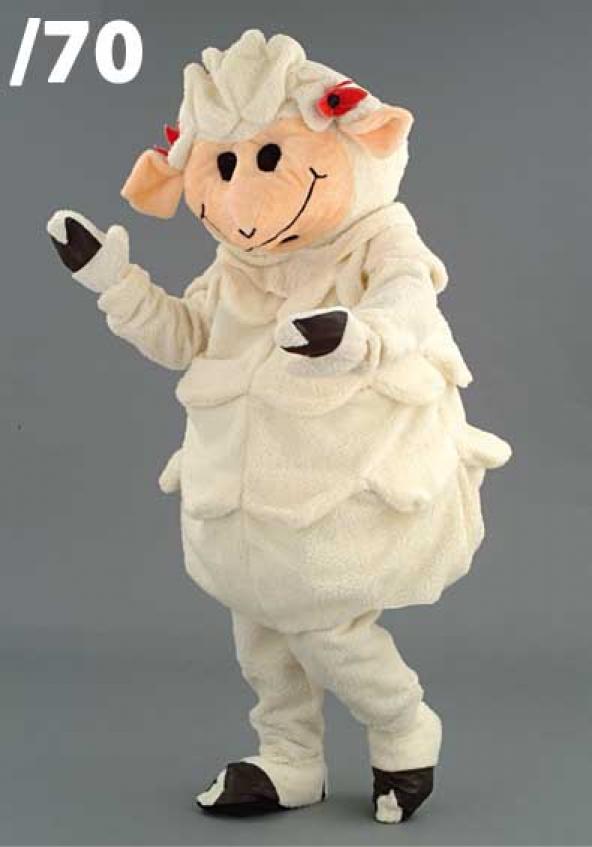 Mascottes : animaux de la ferme (14 au choix)