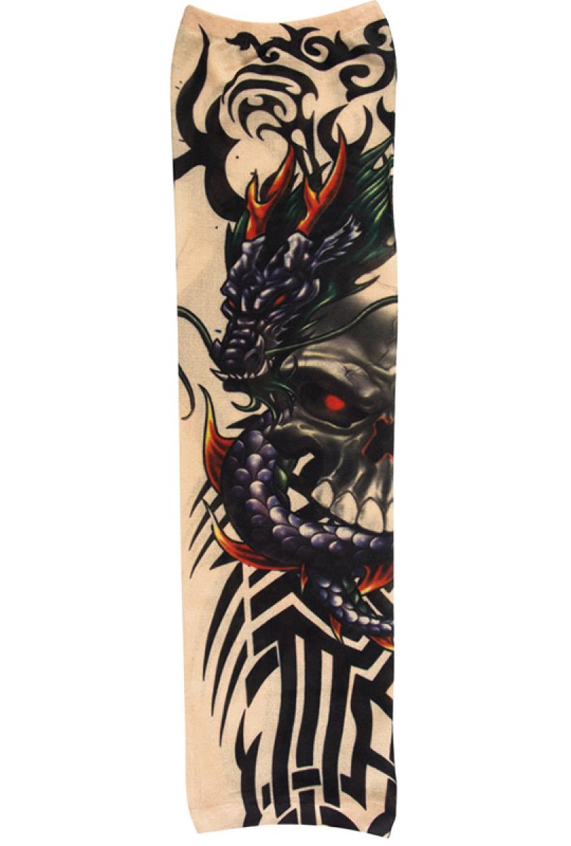 Manche tatouage Skull (une manche)