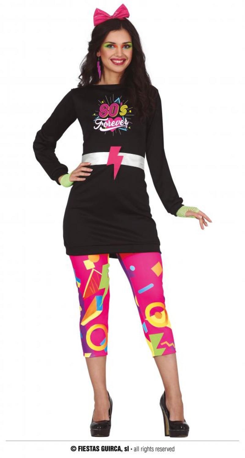 Tenue années 80 Forever taille S