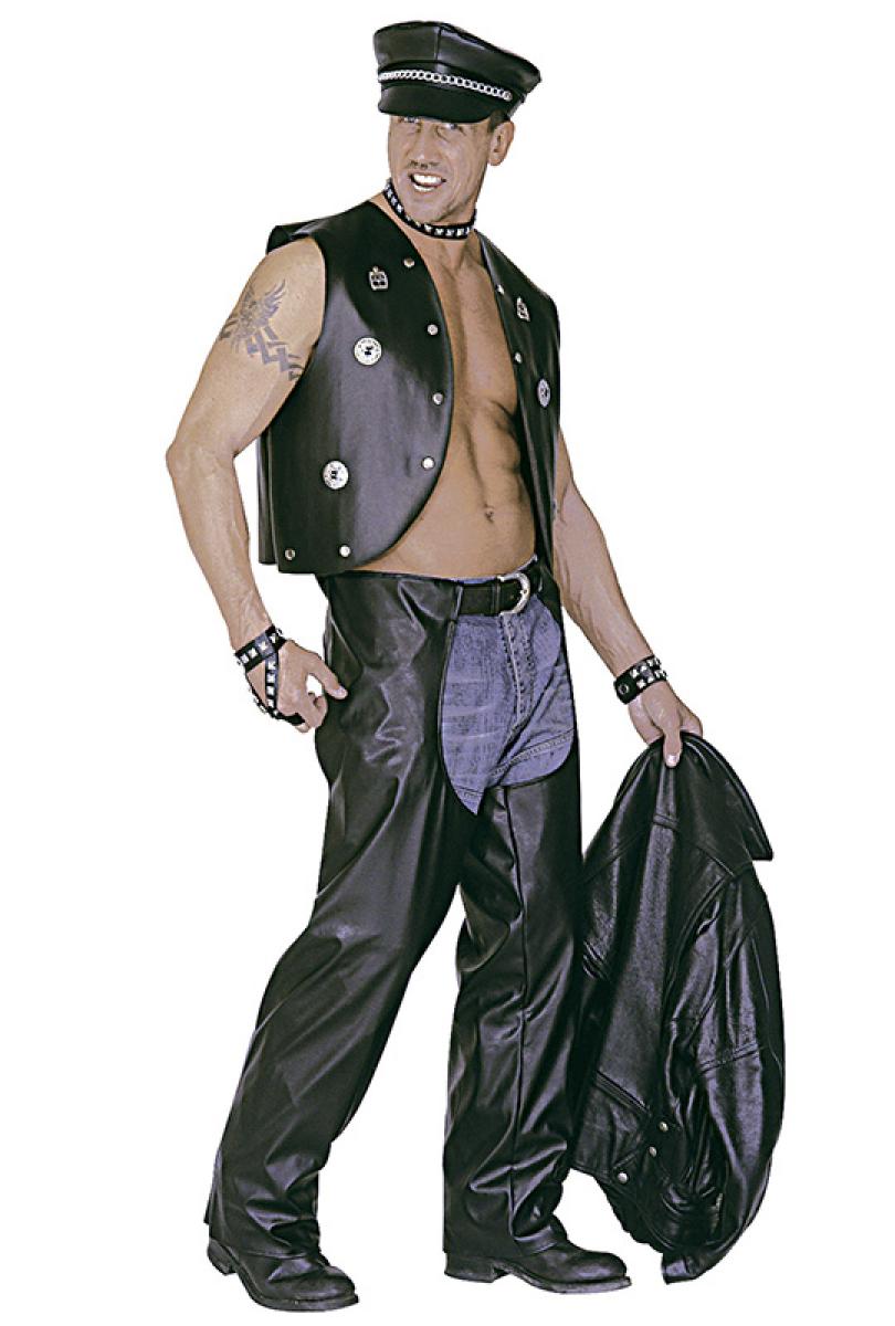 Chaps noir taille XL