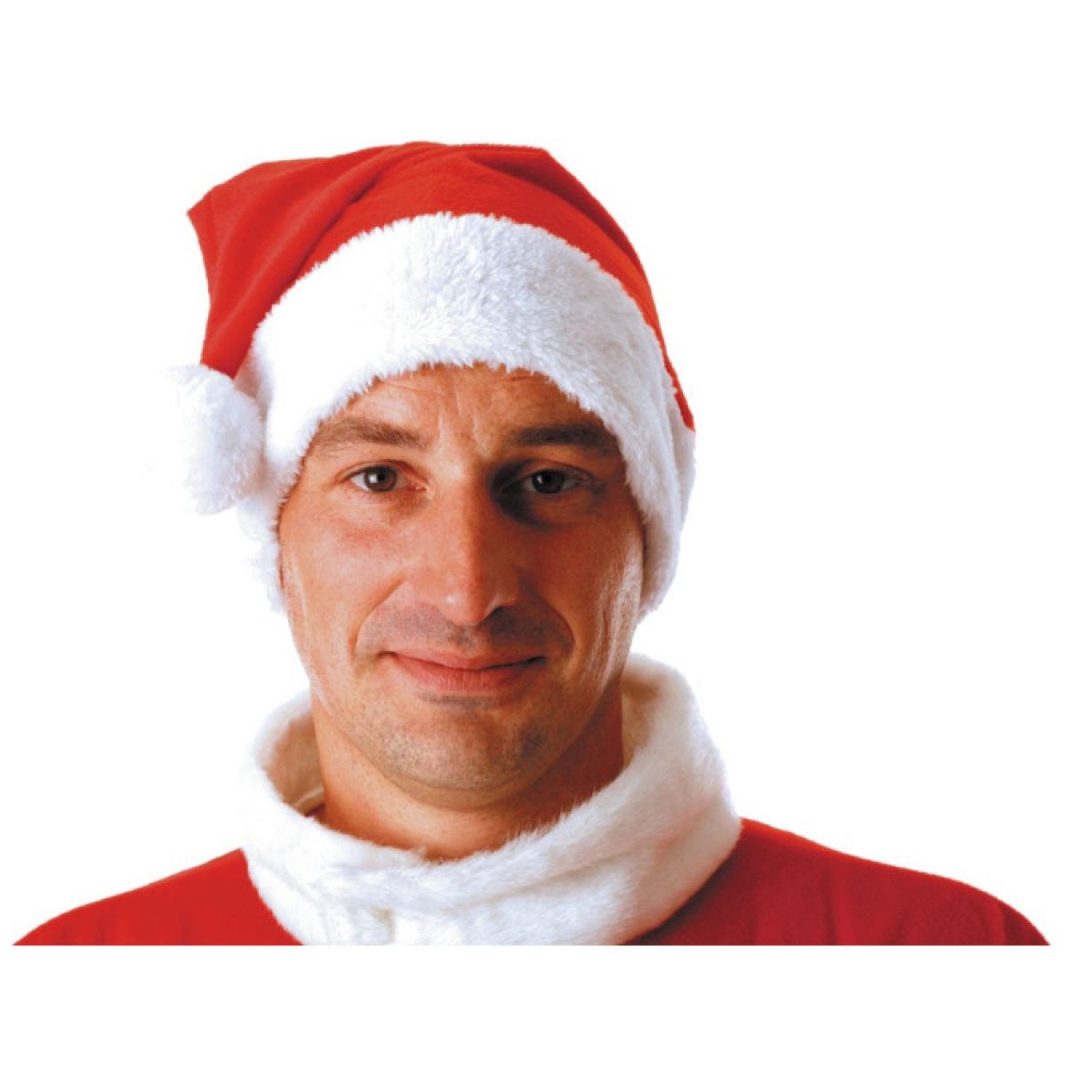 Bonnet Père Noël peluche