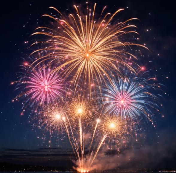 Kit feu d'artifice 10 minutes clés en main pour collectivités, mairies, ...