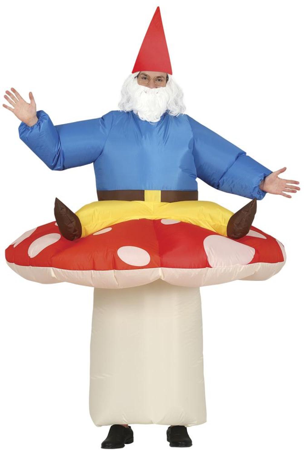 Nain gonflable sur champignon taille M/L