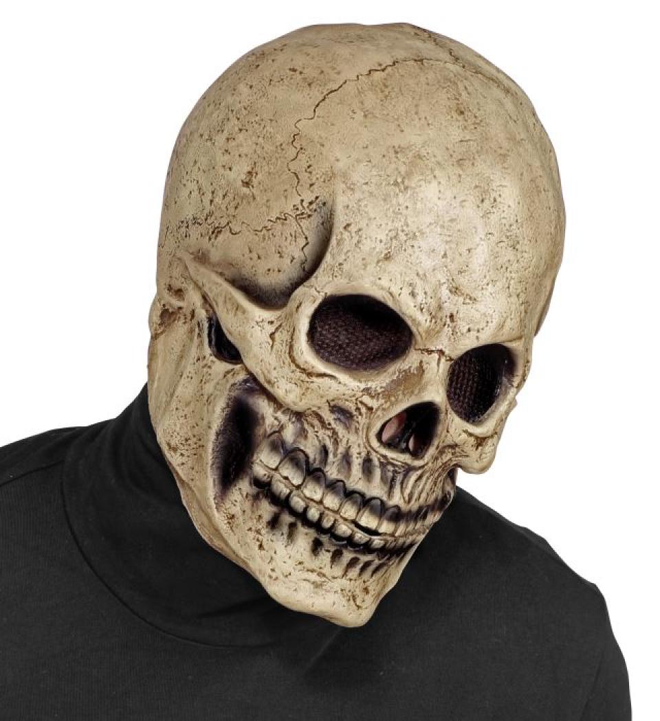 Masque en latex tête de mort