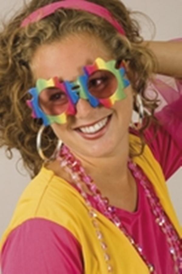 Lunettes soleil multicolore (N08)