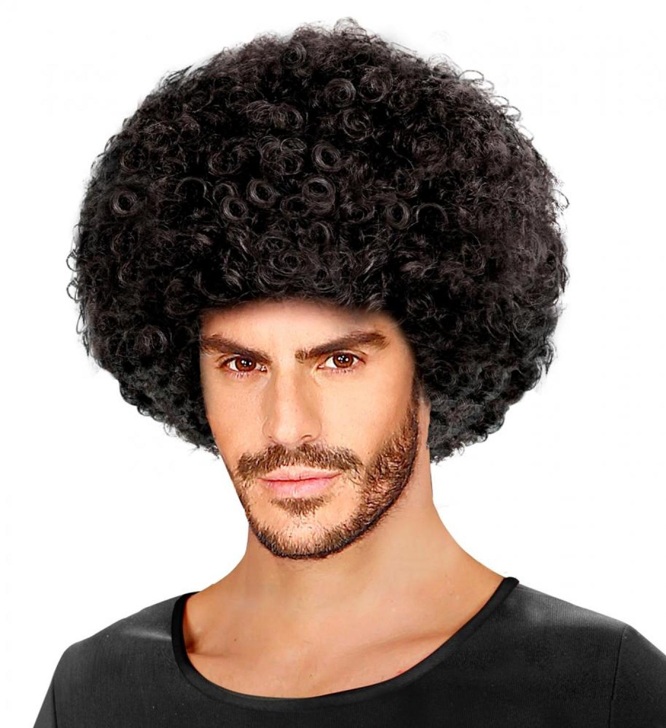 Perruque afro noire