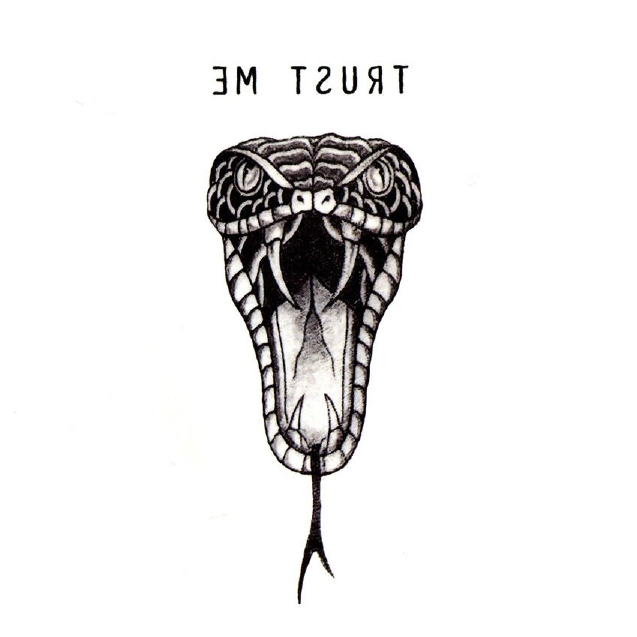 Tatouage temporaire tête de cobra