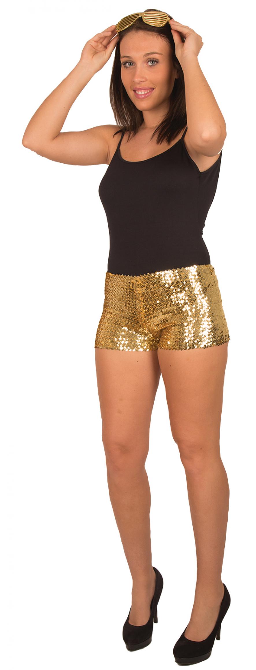 Short à sequins doré taille M/L
