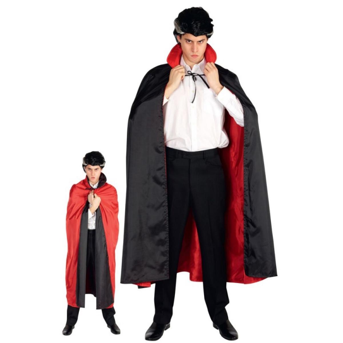Cape tissu vampire réversible 130cm