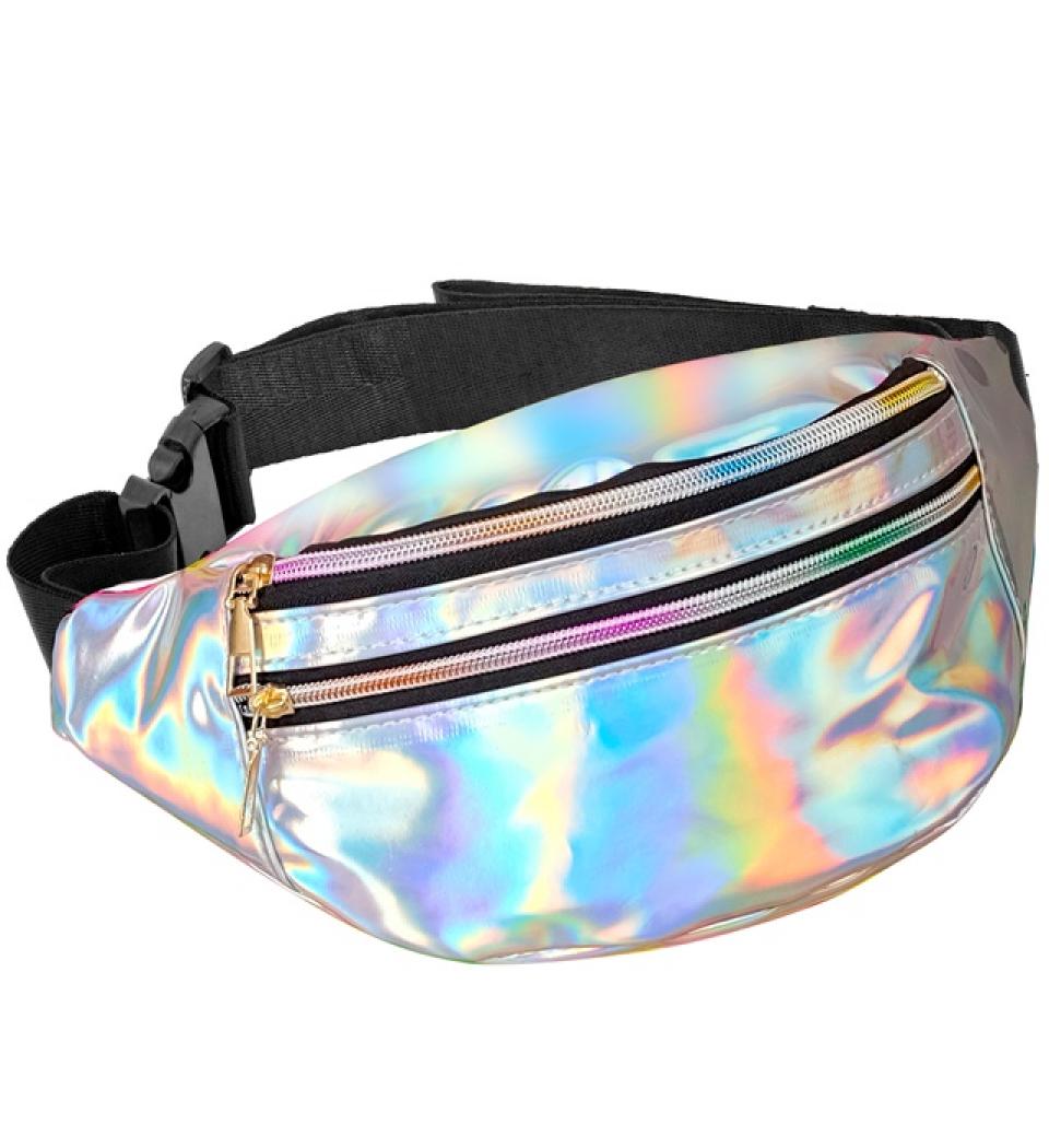 Sac banane années 80 holographique