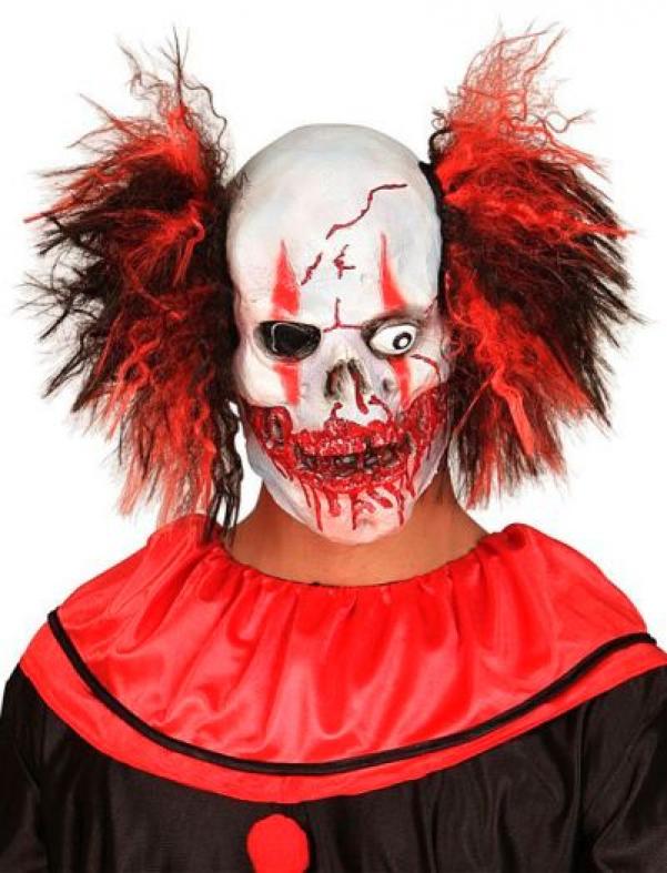 Masque de clown squelette