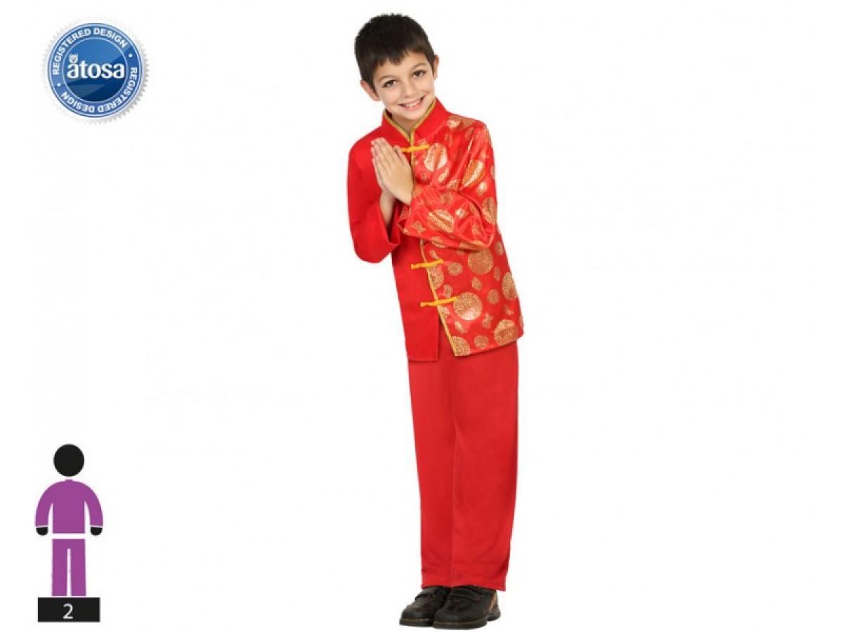 Chinois rouge taille 5/6 ans