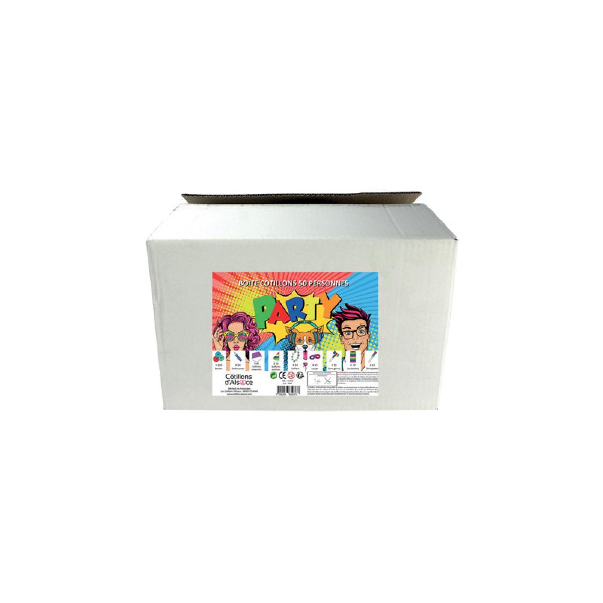 Boite cotillons pour 50 personnes