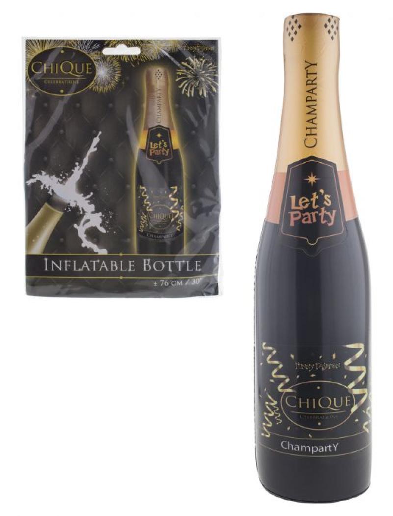 Bouteille de champagne gonflable