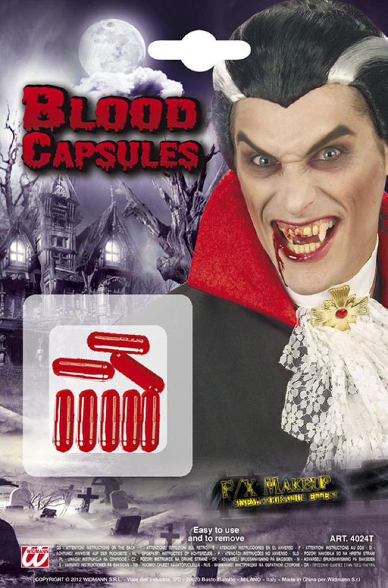 Capsules de faux sang