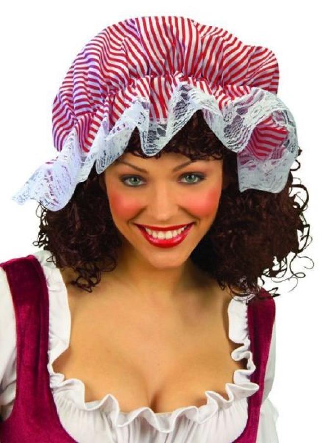 Charlotte rayée blanc et rouge