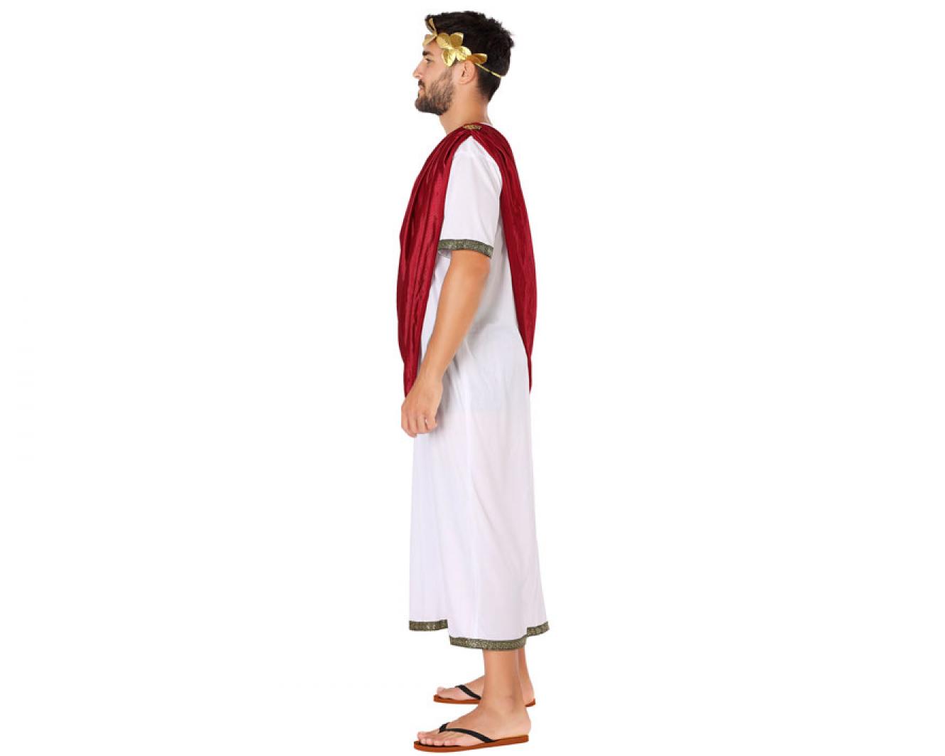 Sénateur romain rouge et blanc taille XL