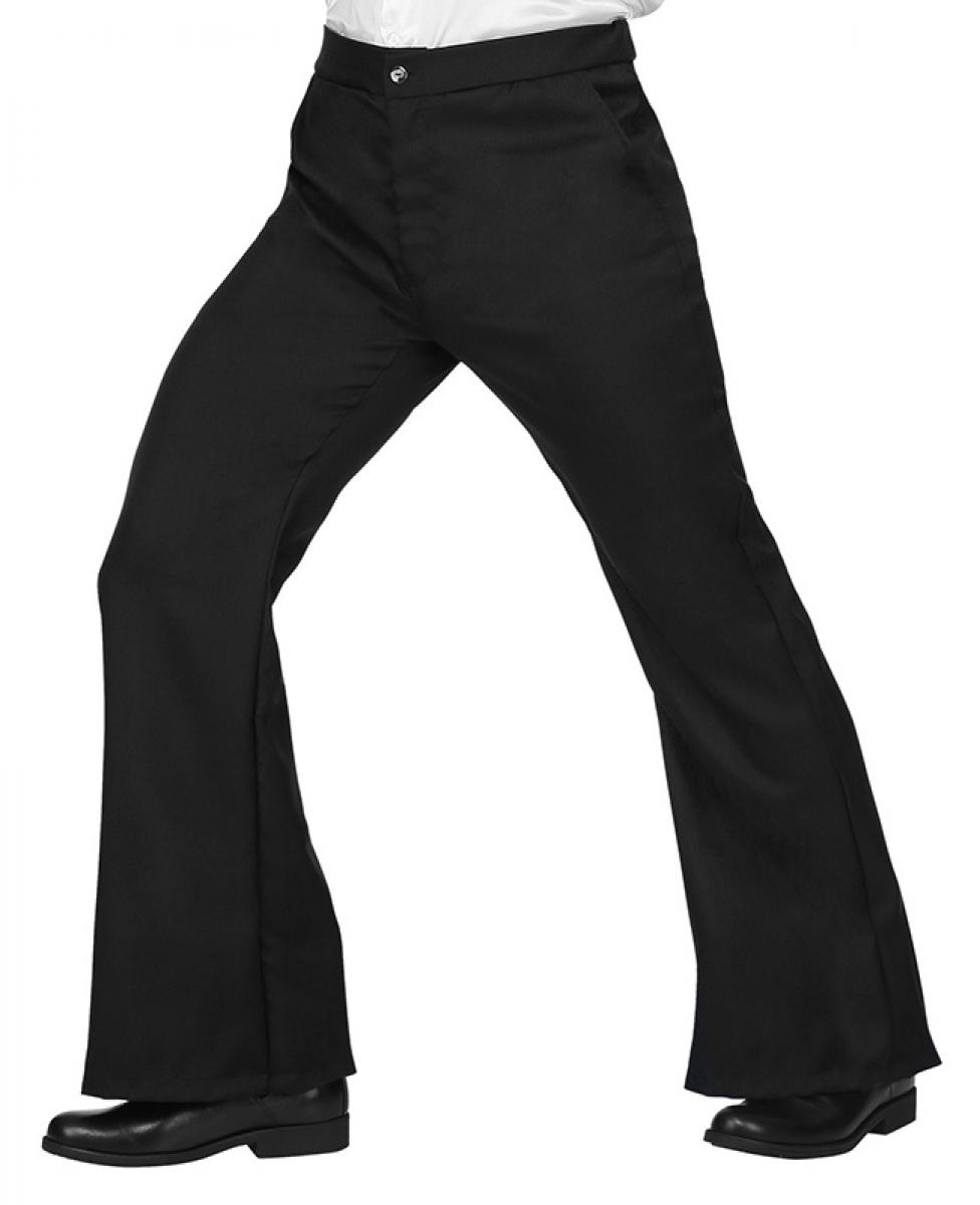 Pantalon noir homme années 70 taille S/M