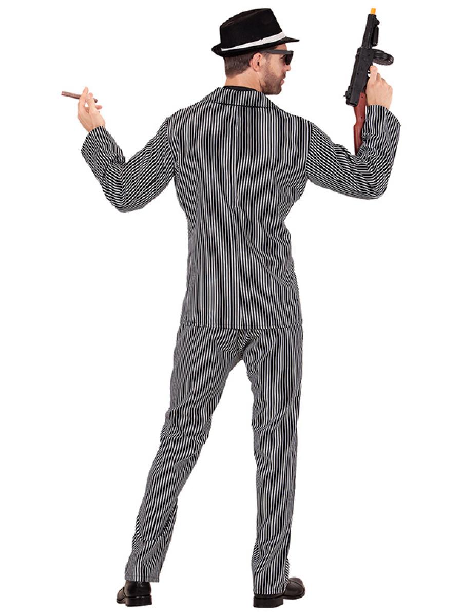 Gangster rayures fines taille XL