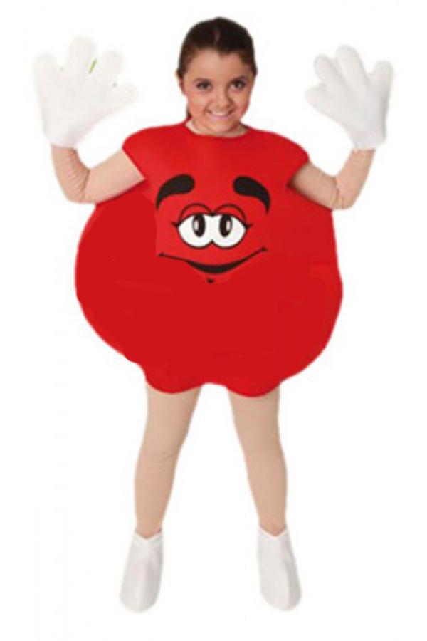 Bonbon rouge enfant M Ms