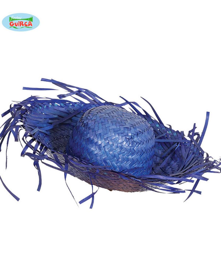 Chapeau hawai bleu foncé