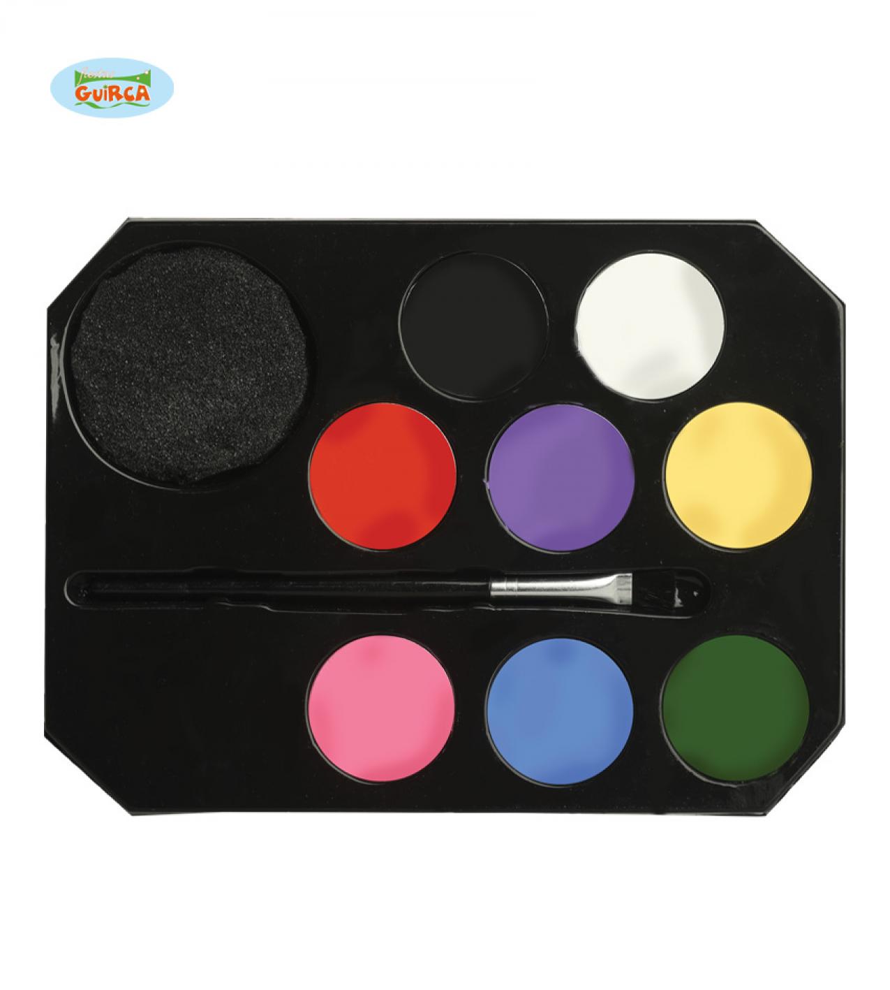 Palette de maquillage 8 couleurs mousse
