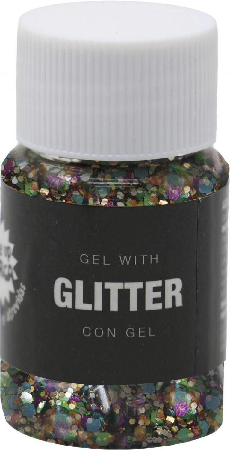 Pol gel grosse paillette multicolore 20gr