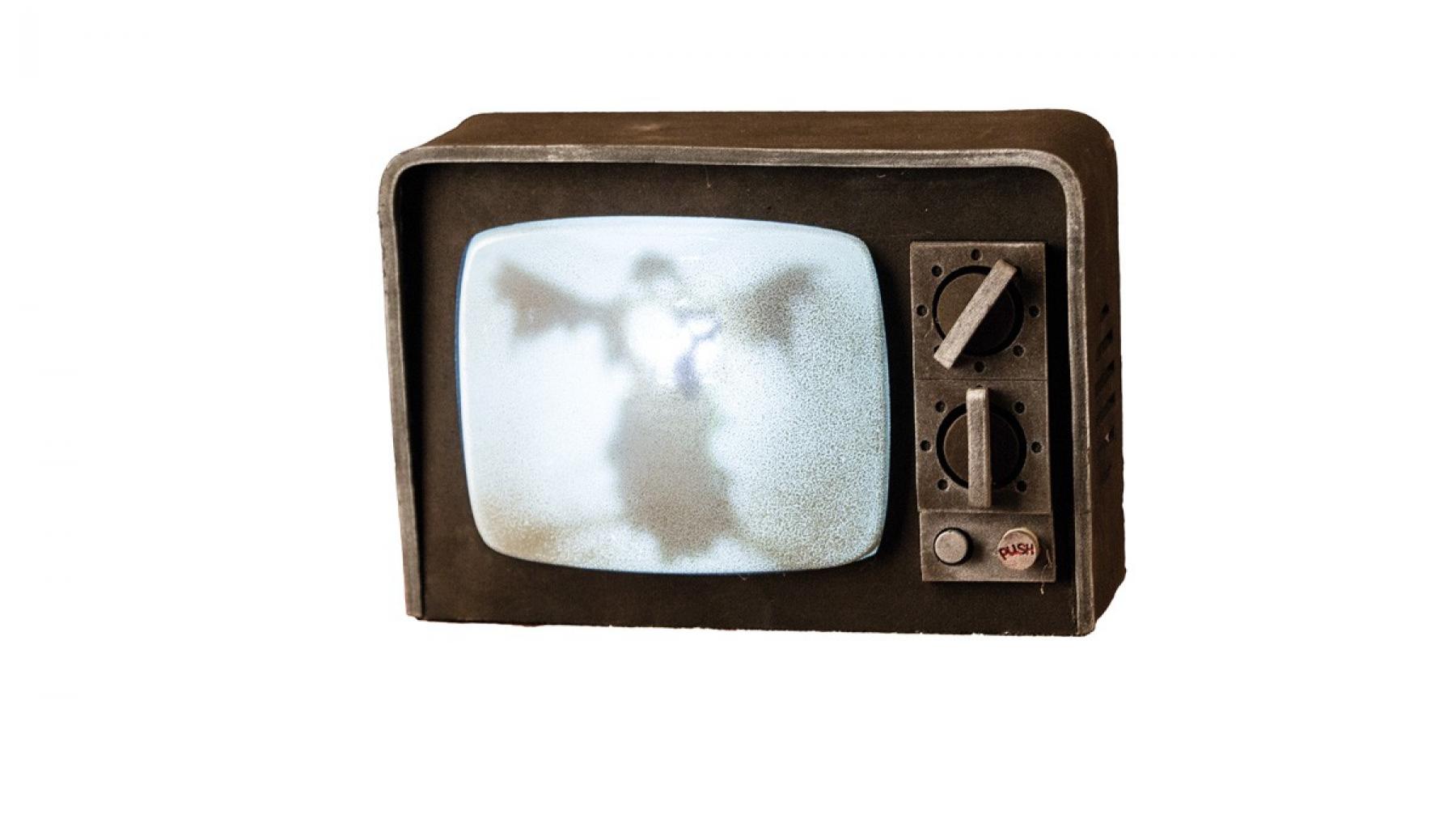 Téléviseur hanté vintage son et lumière