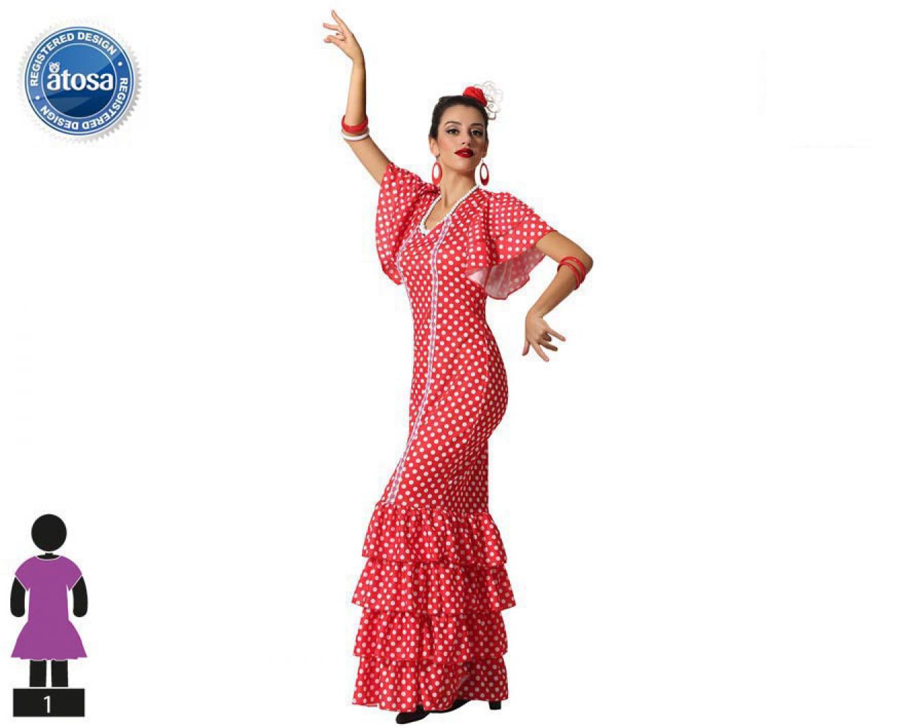 Danseuse espagnole flamenco taille M/L