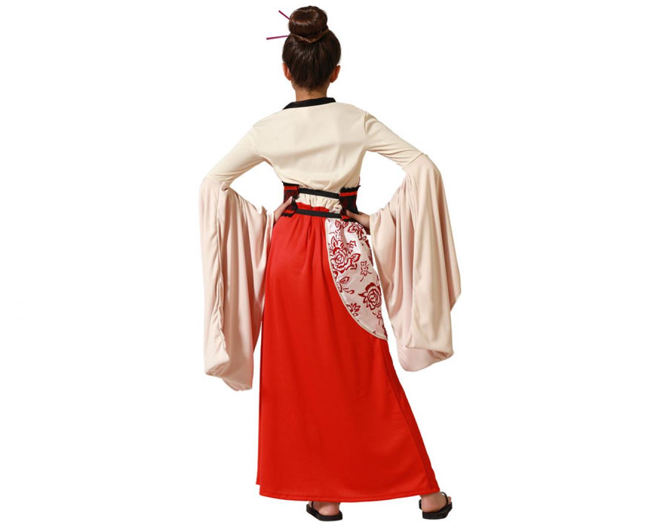 Japonaise geisha beige 7/9 ans