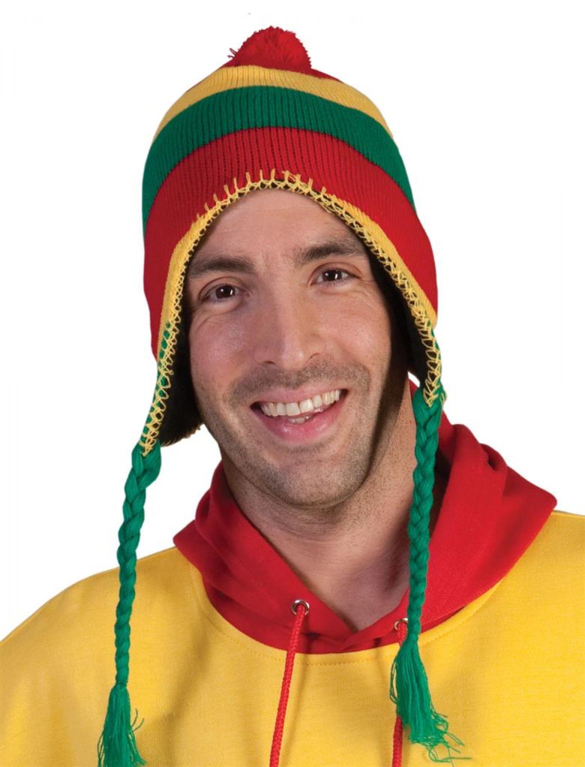 Bonnet Péruvien jaune / vert / rouge
