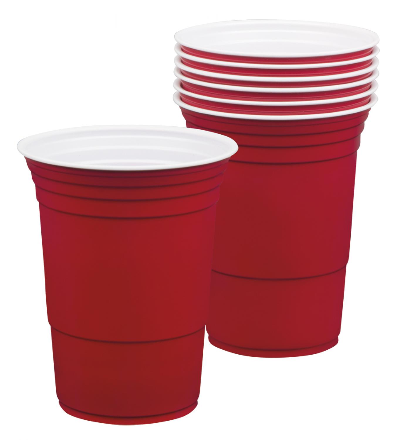 6 gobelets américains 40cl plastique