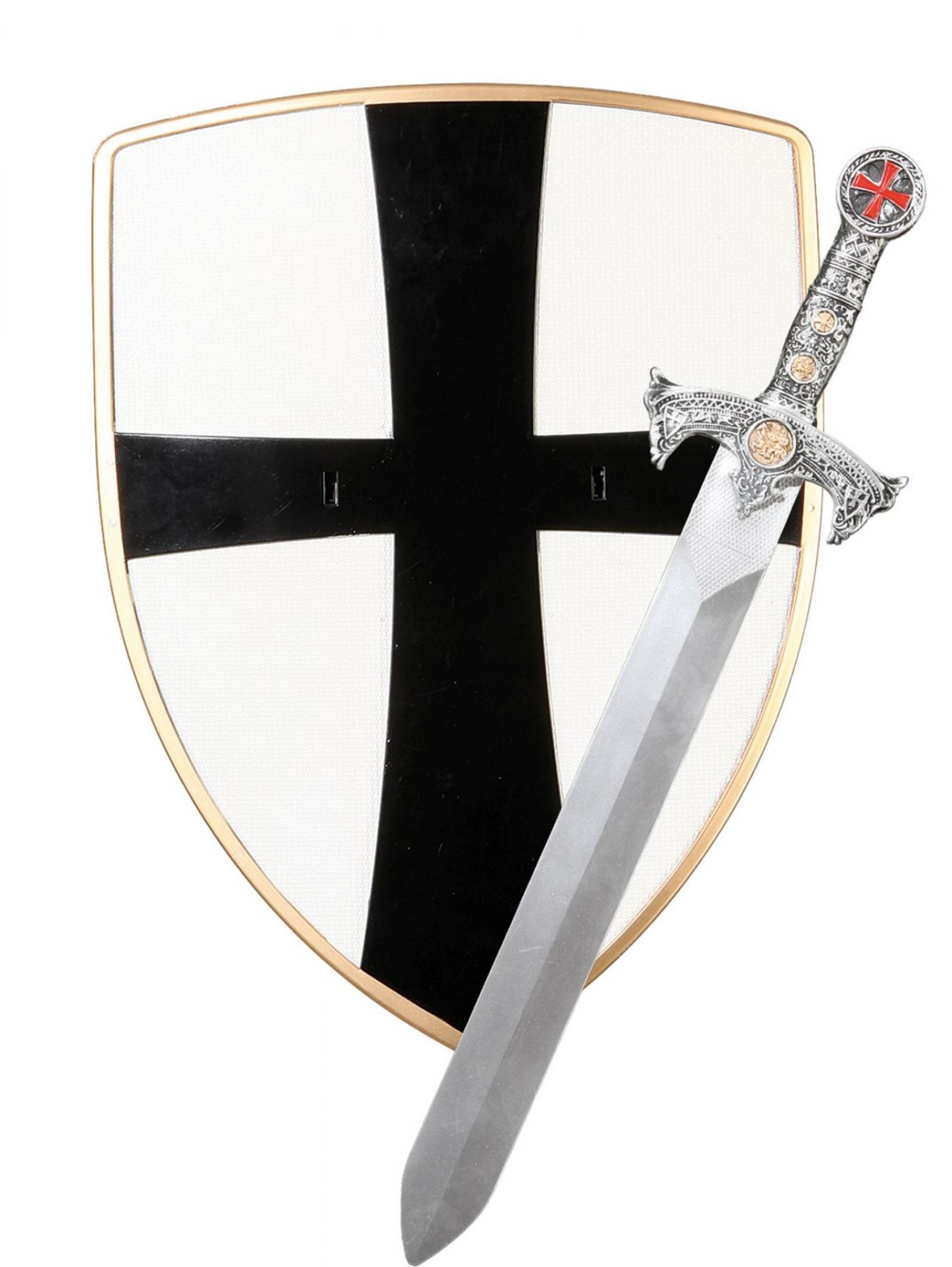 Bouclier et épée chevalier pour adulte