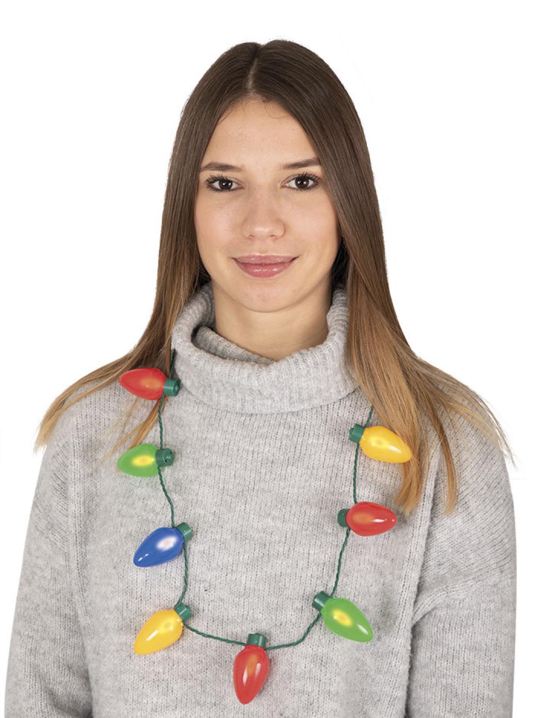 Collier guirlande lumineuse Noël