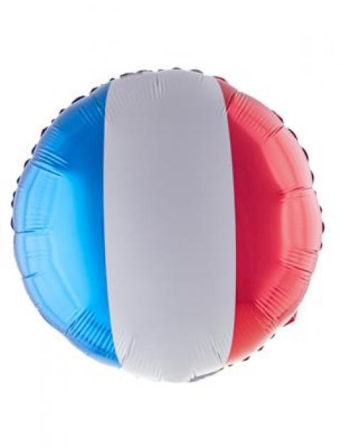 Ballon rond France 46cm en mylar