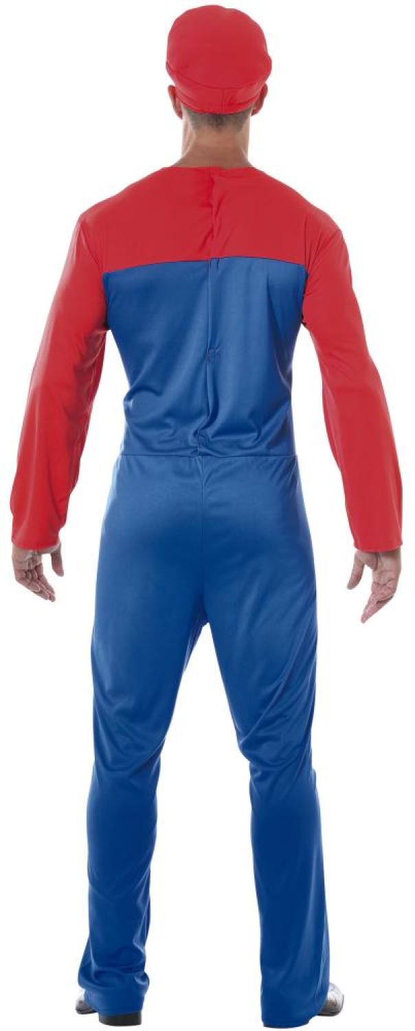 Plombier bleu et rouge taille M