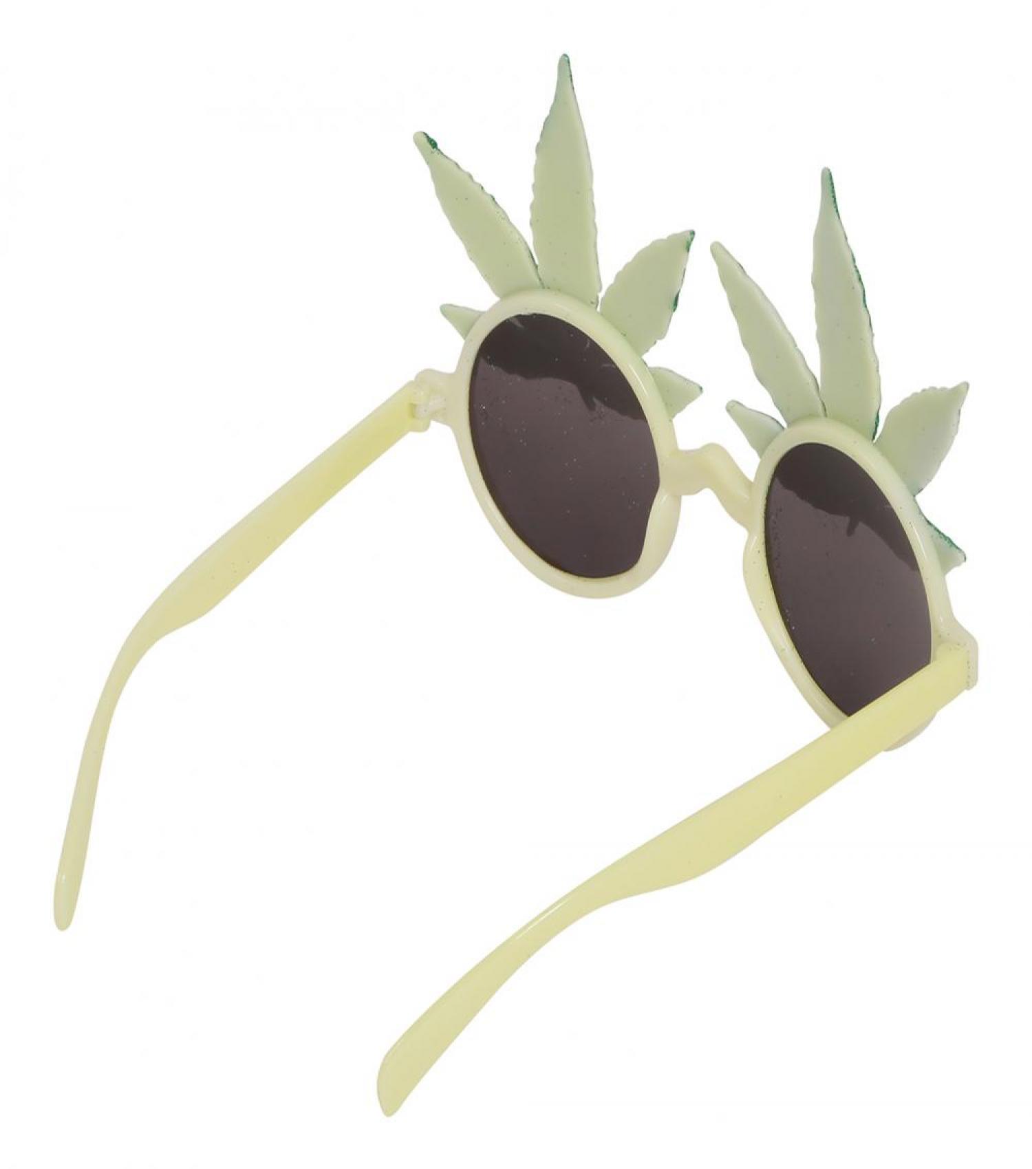 Lunettes Rasta feuilles cannabis (N10)