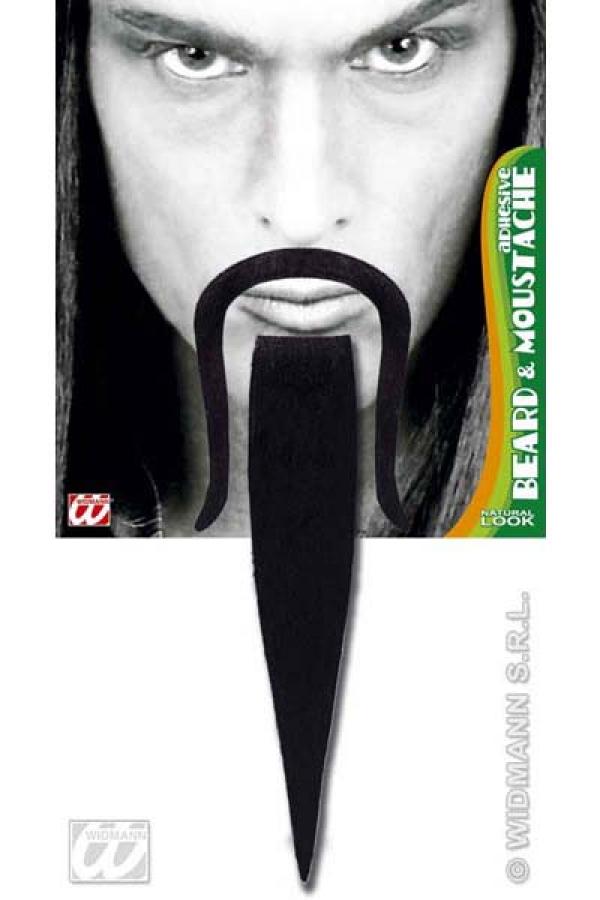 Moustaches et bouc mandarin adhésives