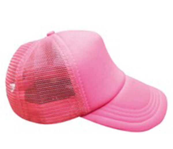 Casquette fluo rose