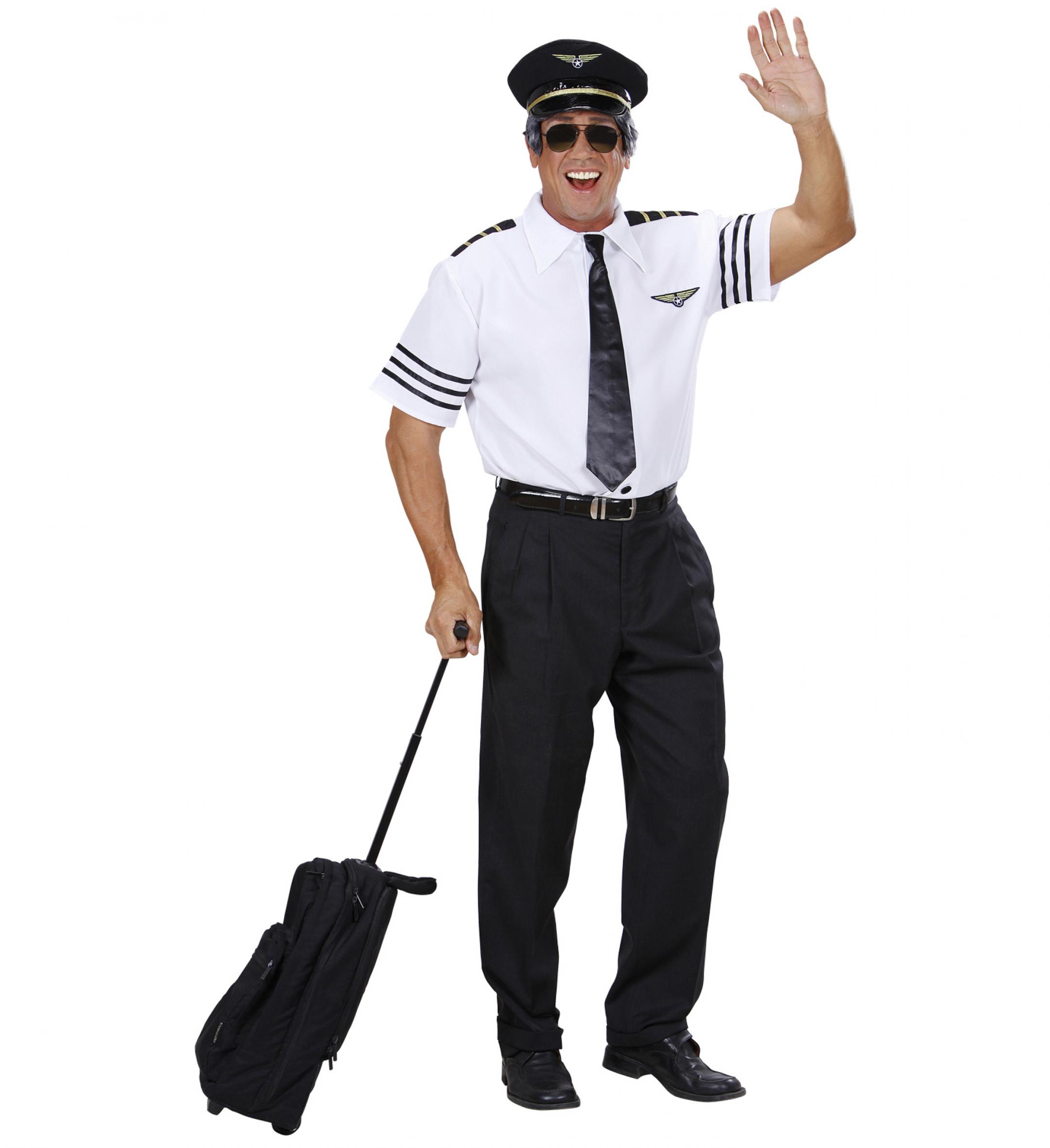 Chemise de pilote avec casquette taille S
