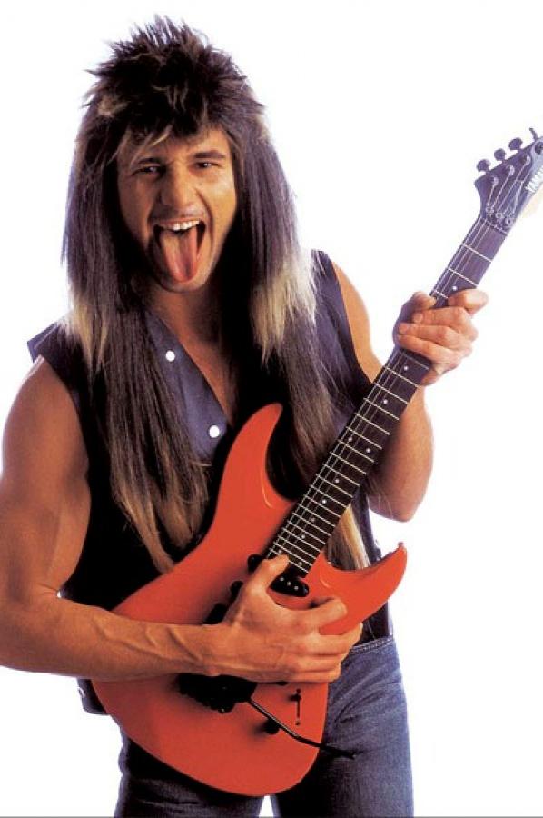 Perruque hard rockeur