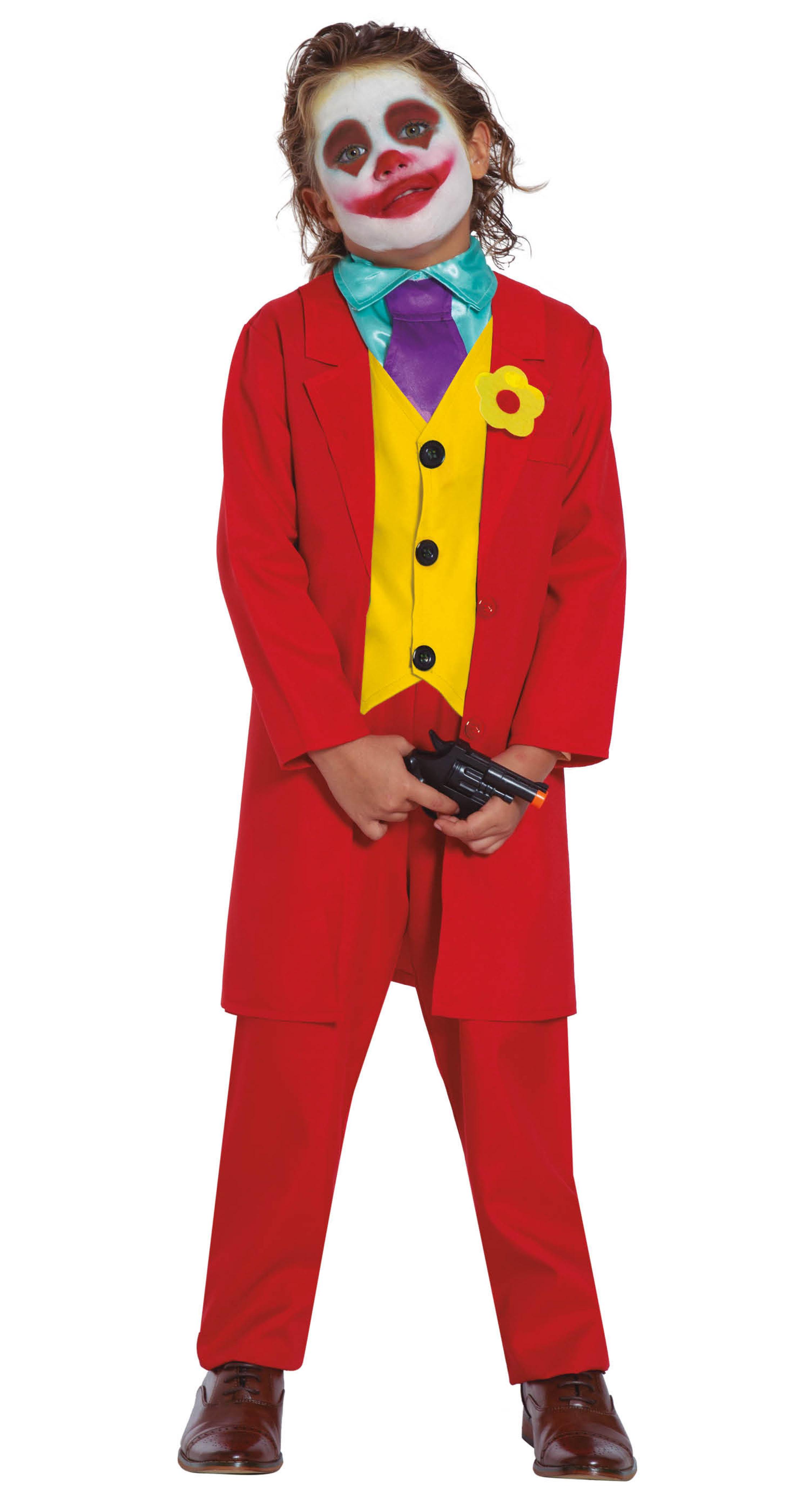 Joker rouge taille 5/6 ans