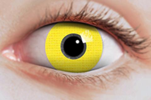 Paire de lentilles cosmétiques YELLOW 3 mois