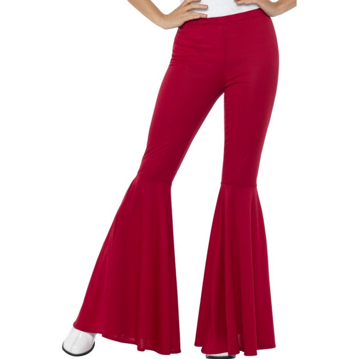 Pantalon rouge pattes d'eph femme taille M/L